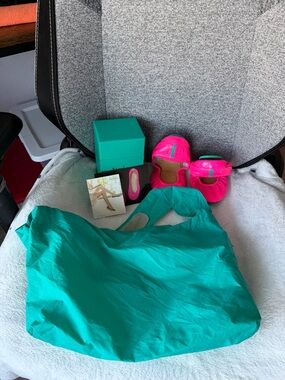 Like New Tieks in Pop Pink. Size 8.